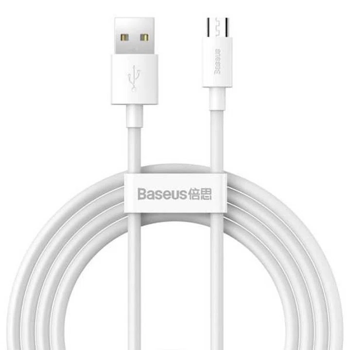 خرید اینترنتی کابل تبدیل USB به MicroUSB بیسوس مدل TZCAMZJ طول 1.5 متر