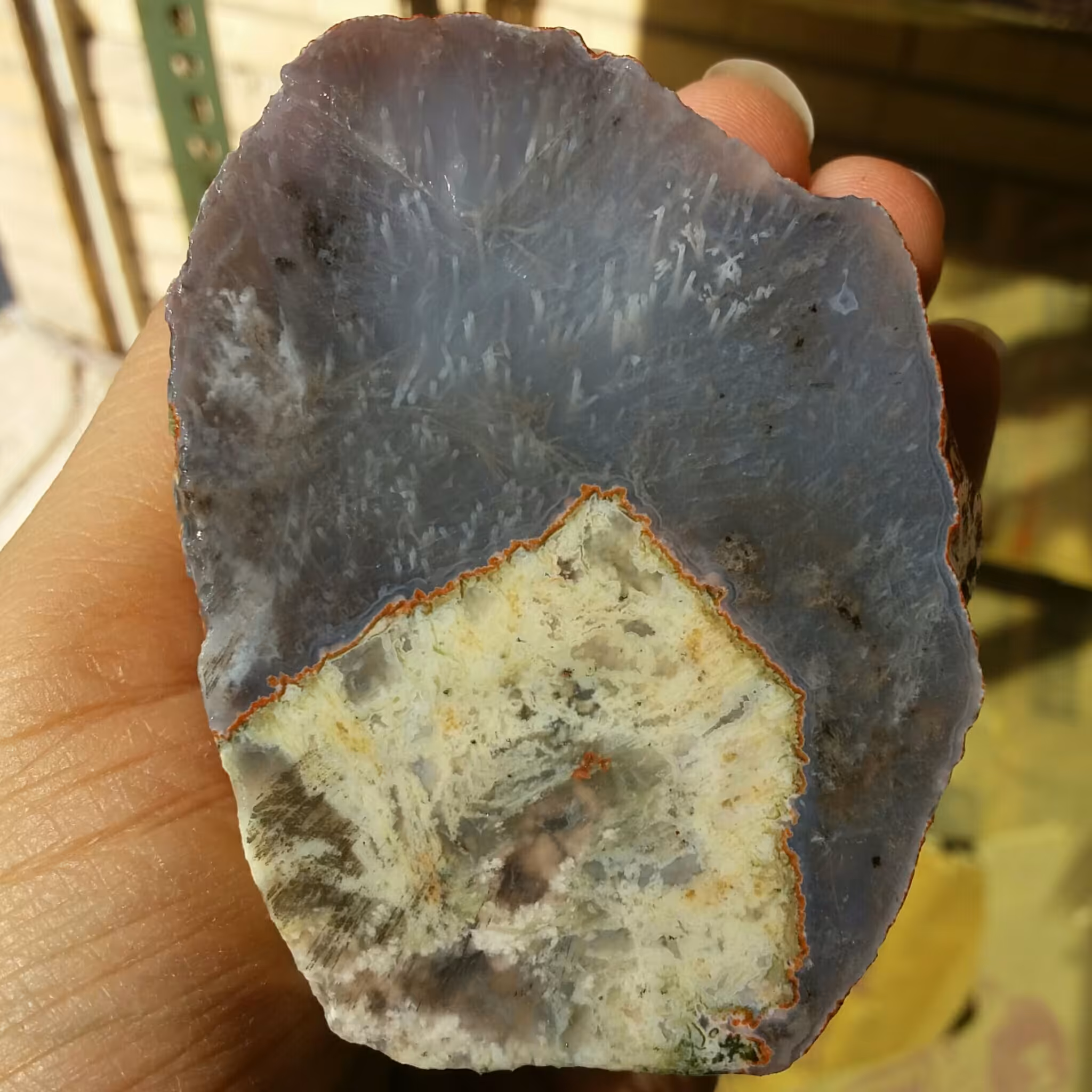 اسلایس سنگ راف عقیق رتایلی شجر دار تکرار نشدنی محشر دیدنی 100 در 100 طبیعی