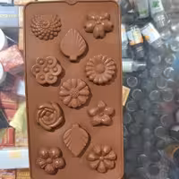 قالب شکلات برگ وگل