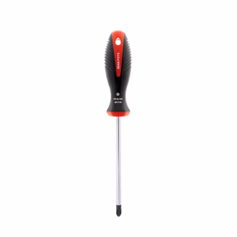 پیچ گوشتی چهارسو 8×150 ایران پتک مدل QA1116
