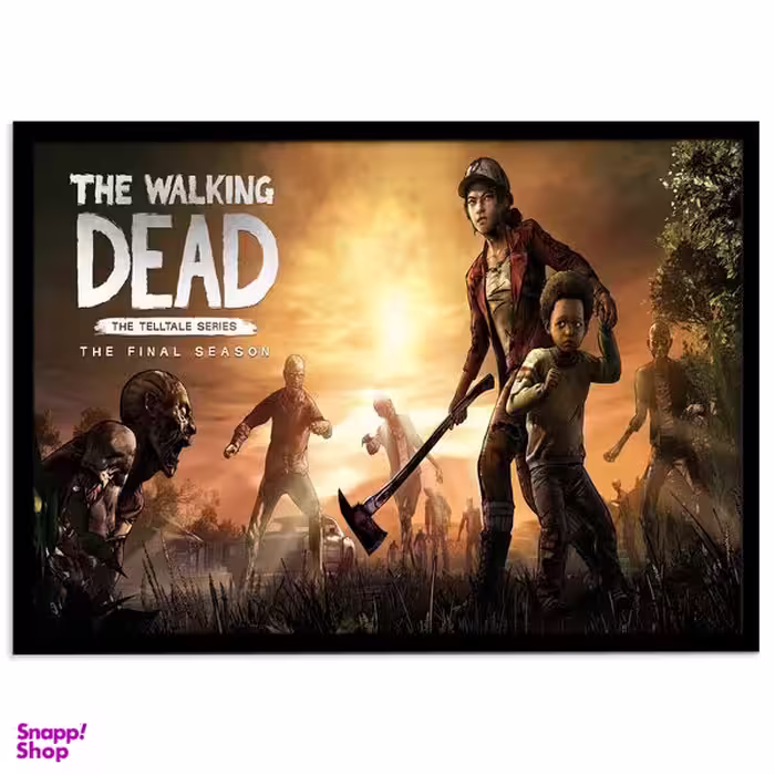 تابلو نوری بکلیت طرح بازی گیم نت The Walking Dead مدل چراغدار B-s1442