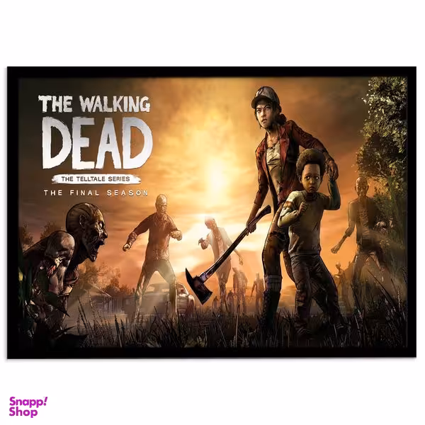 تابلو نوری بکلیت طرح بازی گیم نت The Walking Dead مدل چراغدار B-s1442