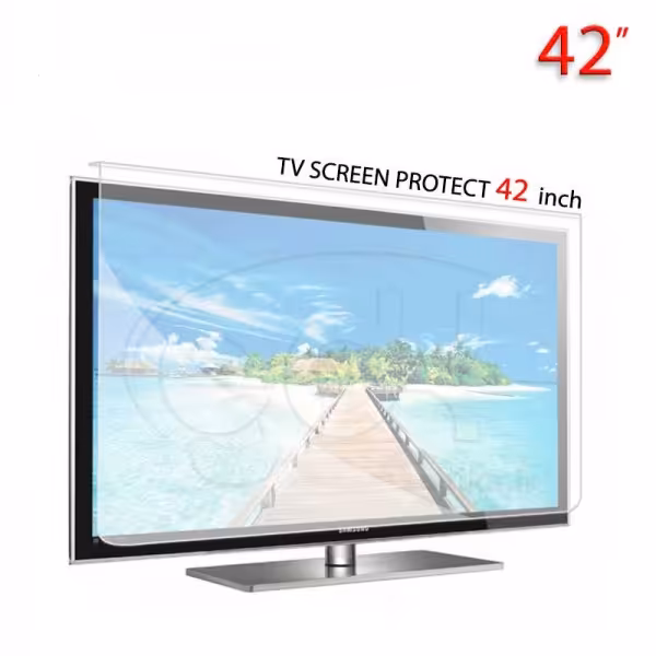 صفحه محافظ ال ای دی تخت و منحنی سایز 42 اینج