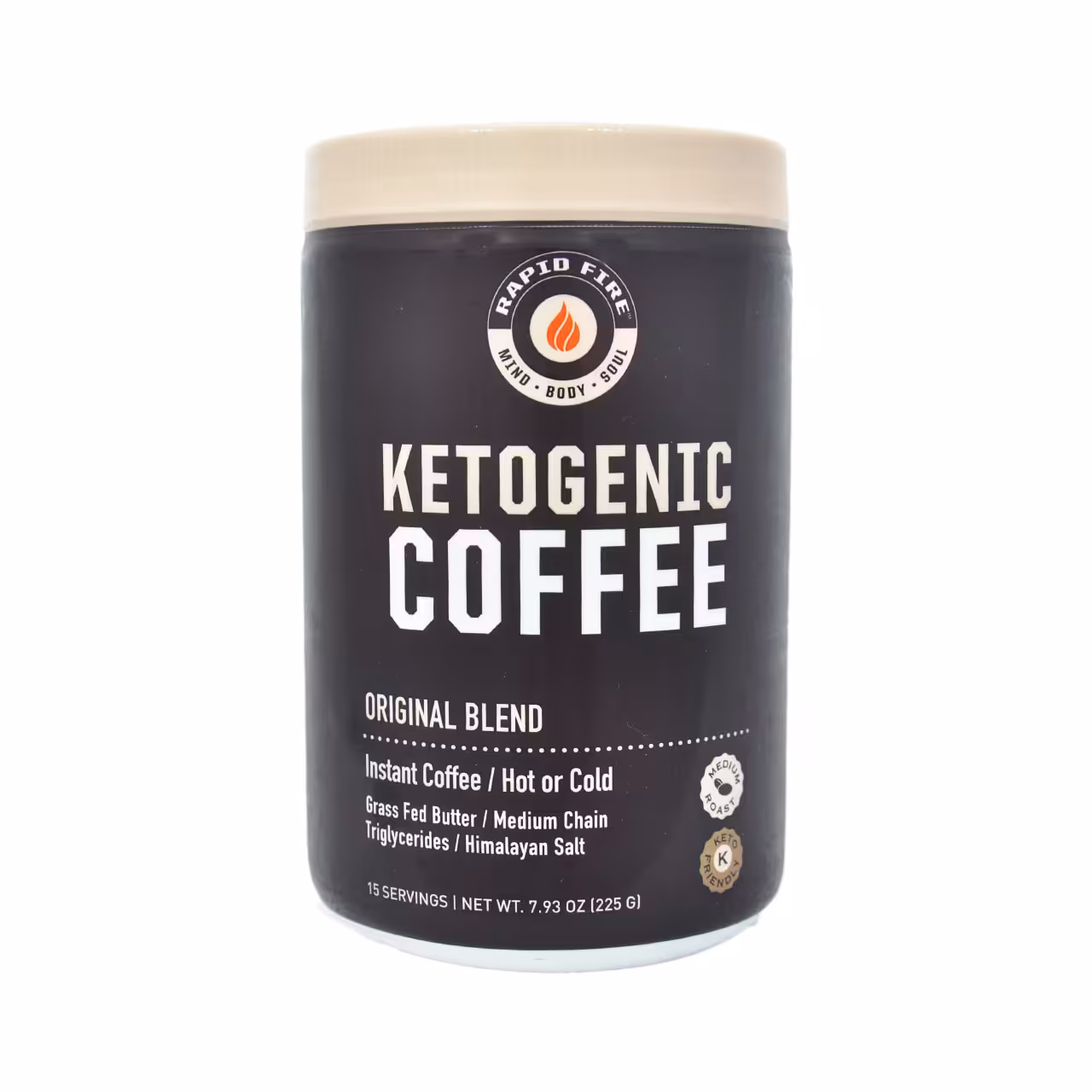 پودر قهوه فوری کتوژنیک رپید فایر - rapid fire