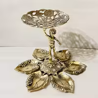 هفت سین پسربچه برگی تمام برنز