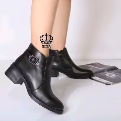 نیم بوت پاشنه دار