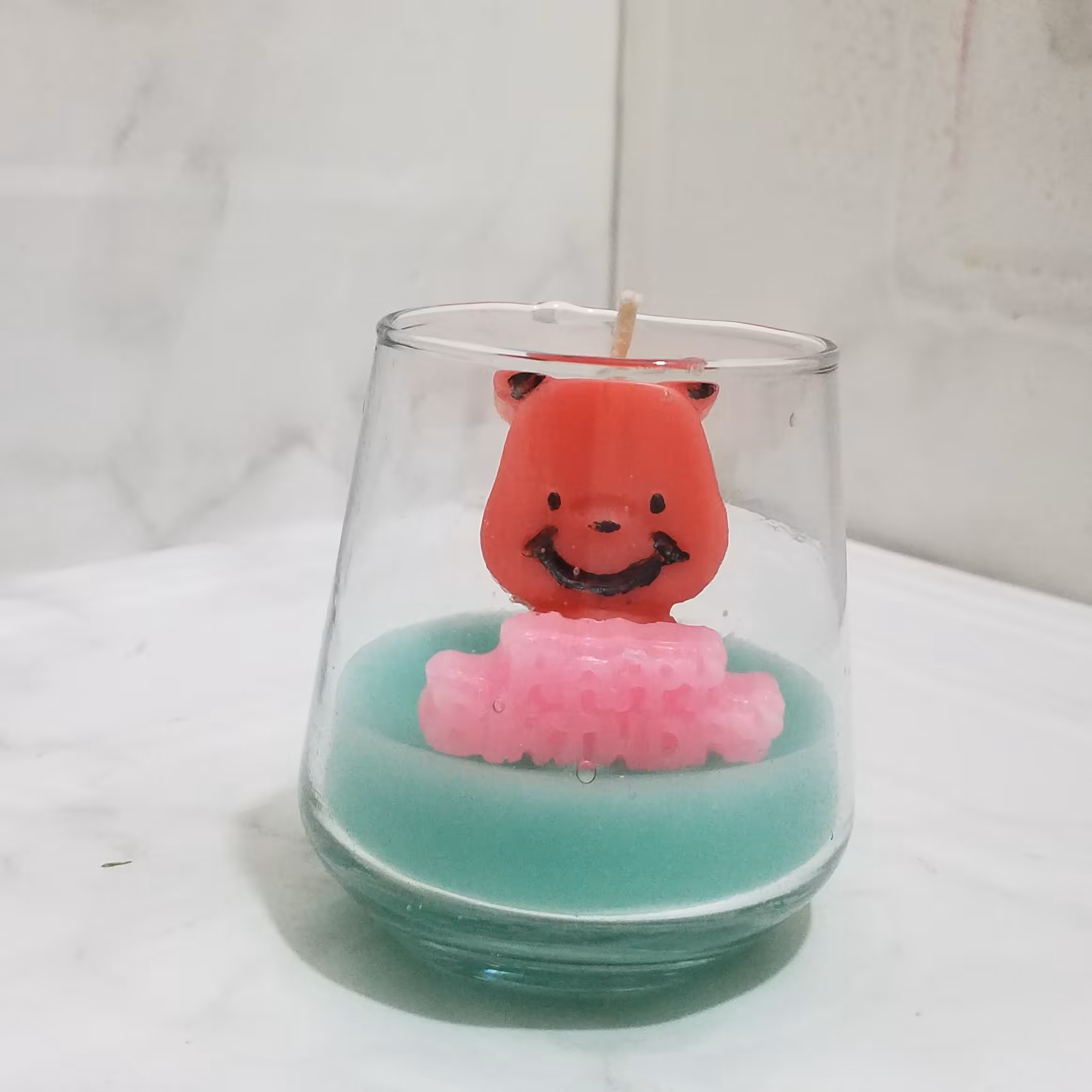 شمع تولد گیفت تولد شیشه مینا