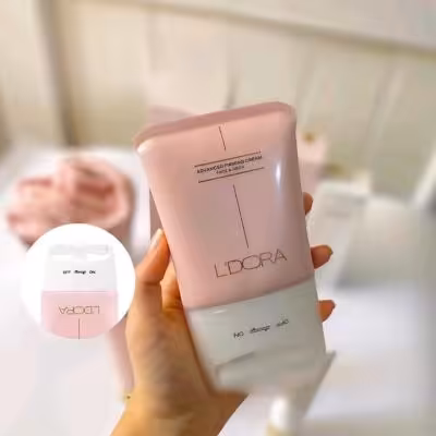 کرم لیفتینگ صورت و گردن ماساژور دار جوان ساز لدورا کر