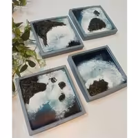 استند کوه و دریای کوچک بتنی رزینی ( دوعددی)