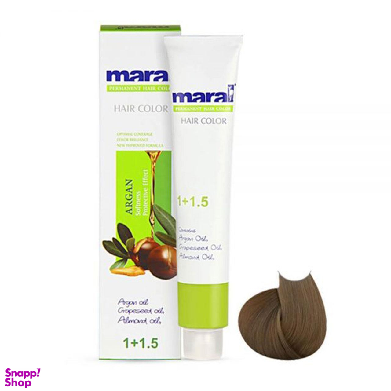 رنگ مو مارال (Maral) شماره 651 حجم 100 میلی لیتر رنگ بلوند بژ تیره