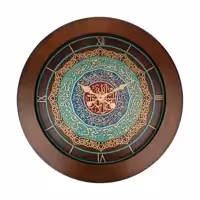 ساعت دیواری چوبی کیتا مدل رویال کد CKS 626-CG80 - (قطر 80 cm)