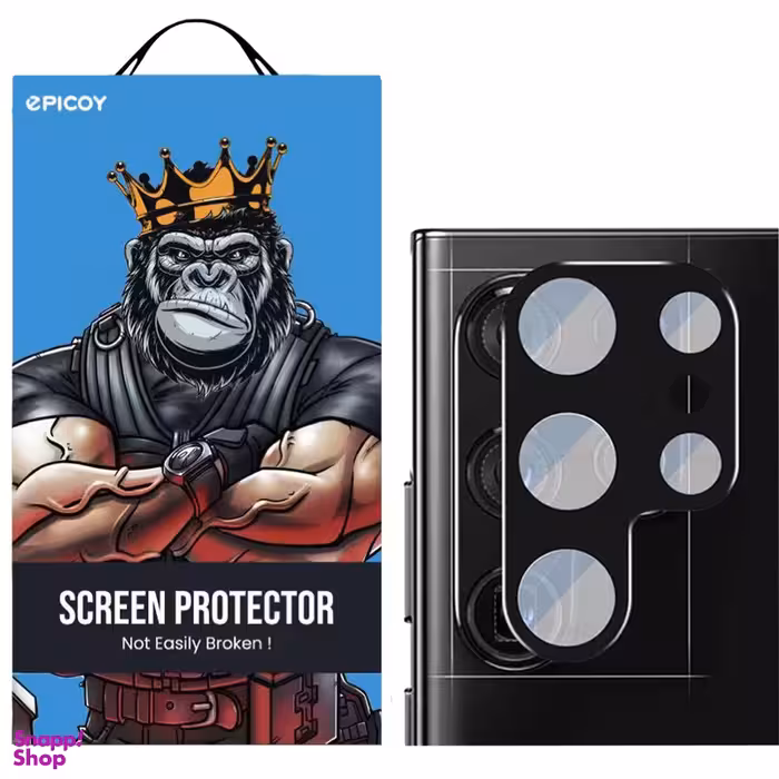 محافظ لنز دوربین اپیکوی مدل 3D مناسب برای گوشی موبایل سامسونگ Galaxy S22 Ultra