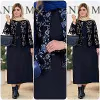 مانتو شلوار زنانه مدل ️نام : کت و سارافن  عیدااااانهآرنیکا