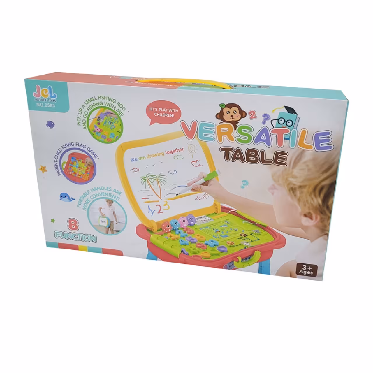 بازی آموزشی طرح وایت برد میز سرگرمی مدل VERSATILE TABLE کد 1313