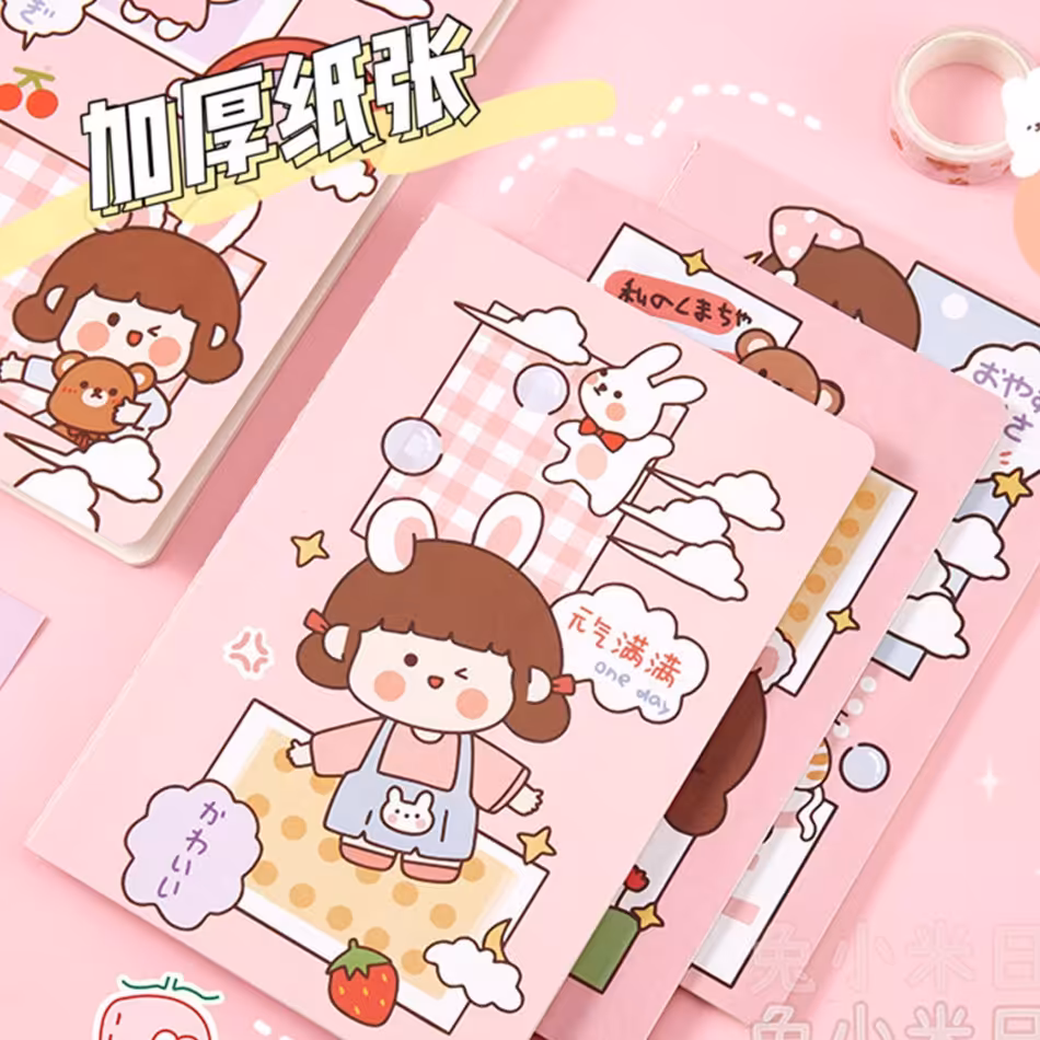 دفتر فانتزی وارداتی 30 برگ خطدار