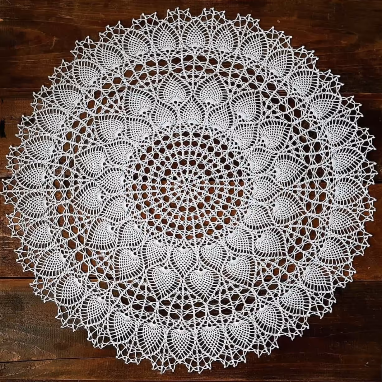 رومیزی قلاب بافی   155