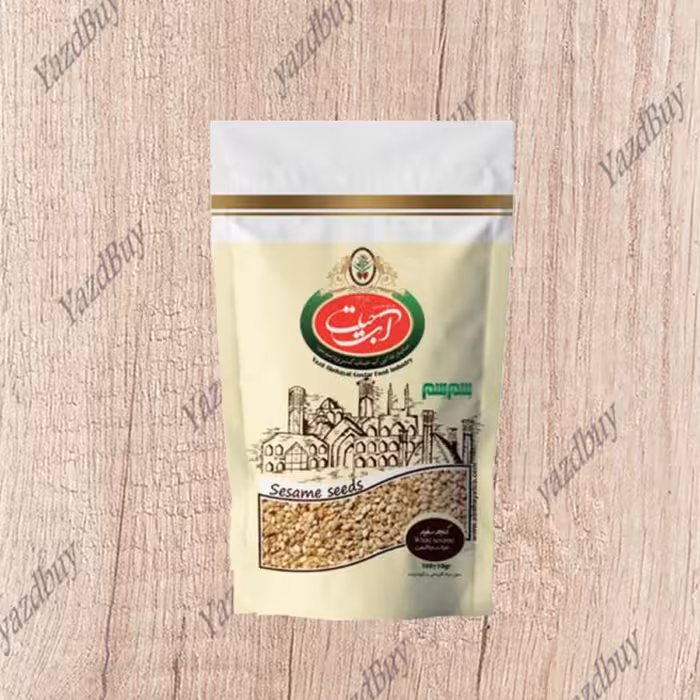 کنجد سفید حاج حسین آب حیات (100 گرم)