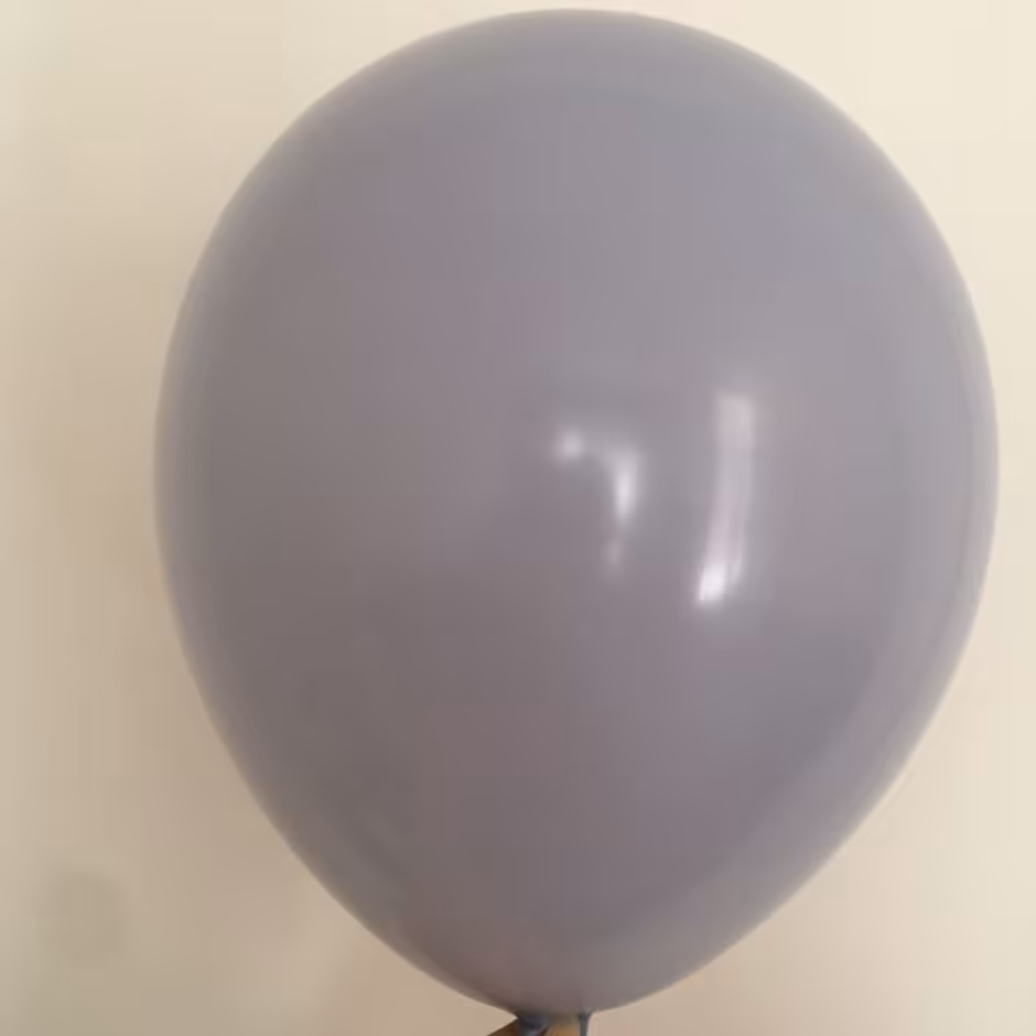 بادکنک رنگ طوسی 12 اینچ