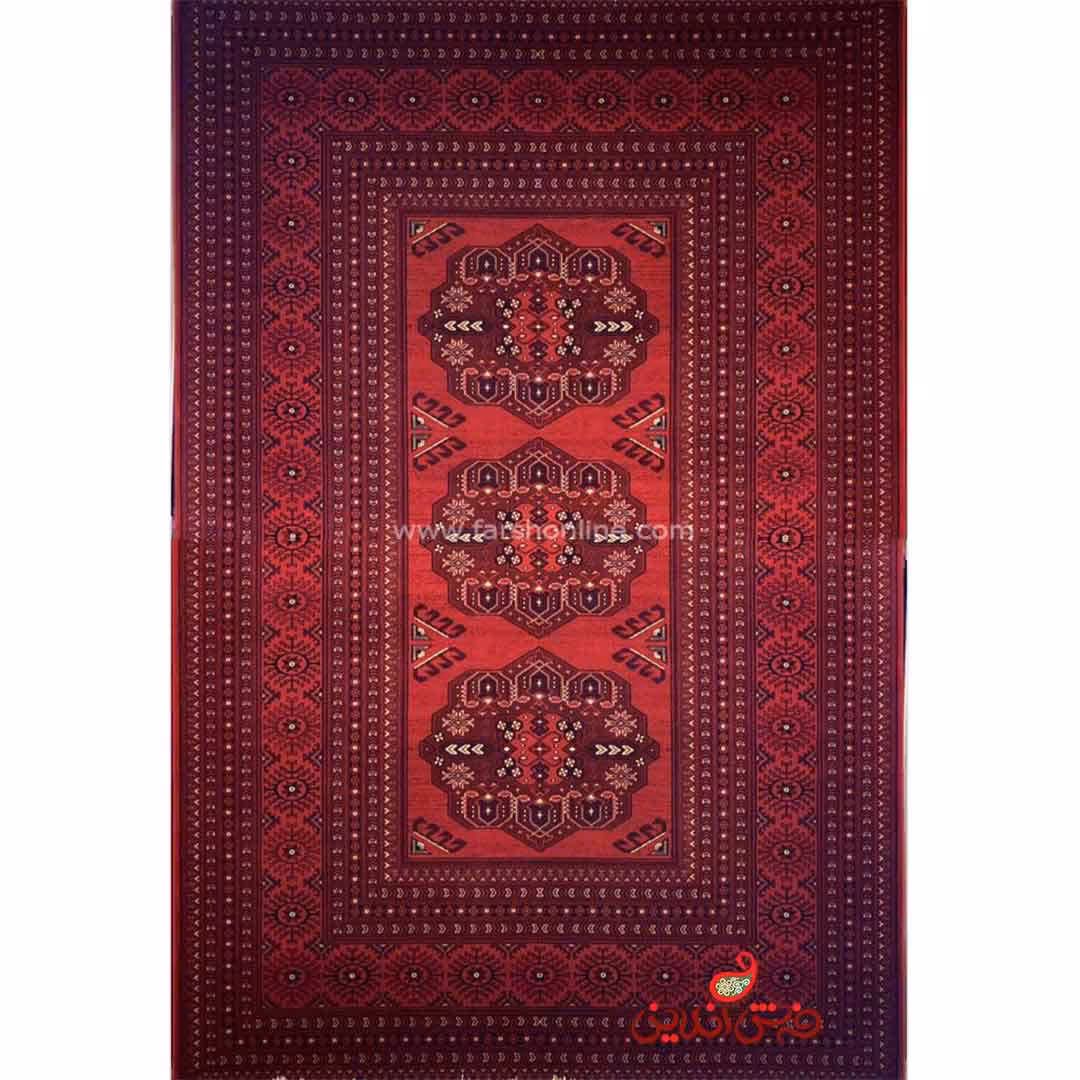 فرش ماشینی شاهکار صفویه 5151 قرمز