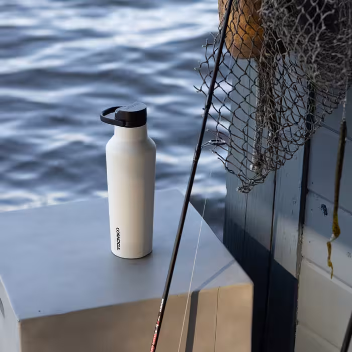 بطری آب سرد و گرم نگهدارنده کورکسیکل رنگ لاته Corkcicle Series A Sport Canteen, 946 ml-latte