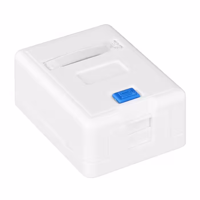 پریز شبکه روکار تک پورت Cat6 اشنایدر الکتریک DC6IOSSUXXXX