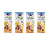 آب میوه  مخلوط میوه ها میهن - 200 میلی لیتر بسته 4 عددی