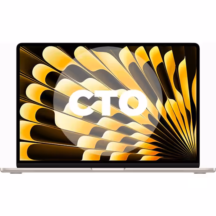 مک بوک ایر 15 اینچ M2 کاستوم پردازنده 8core - 10core حافظه رم 16 گیگابایت هارد 2 ترابایت استارلایت Z18R000PP - Hiapple.ir