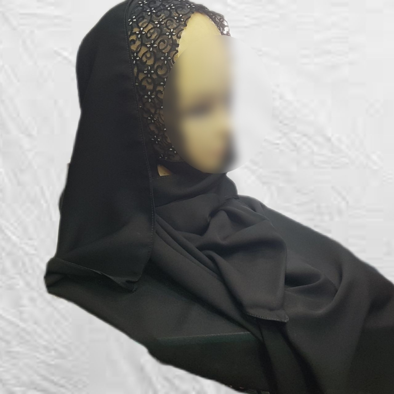 هدشال مشکی طرح دار