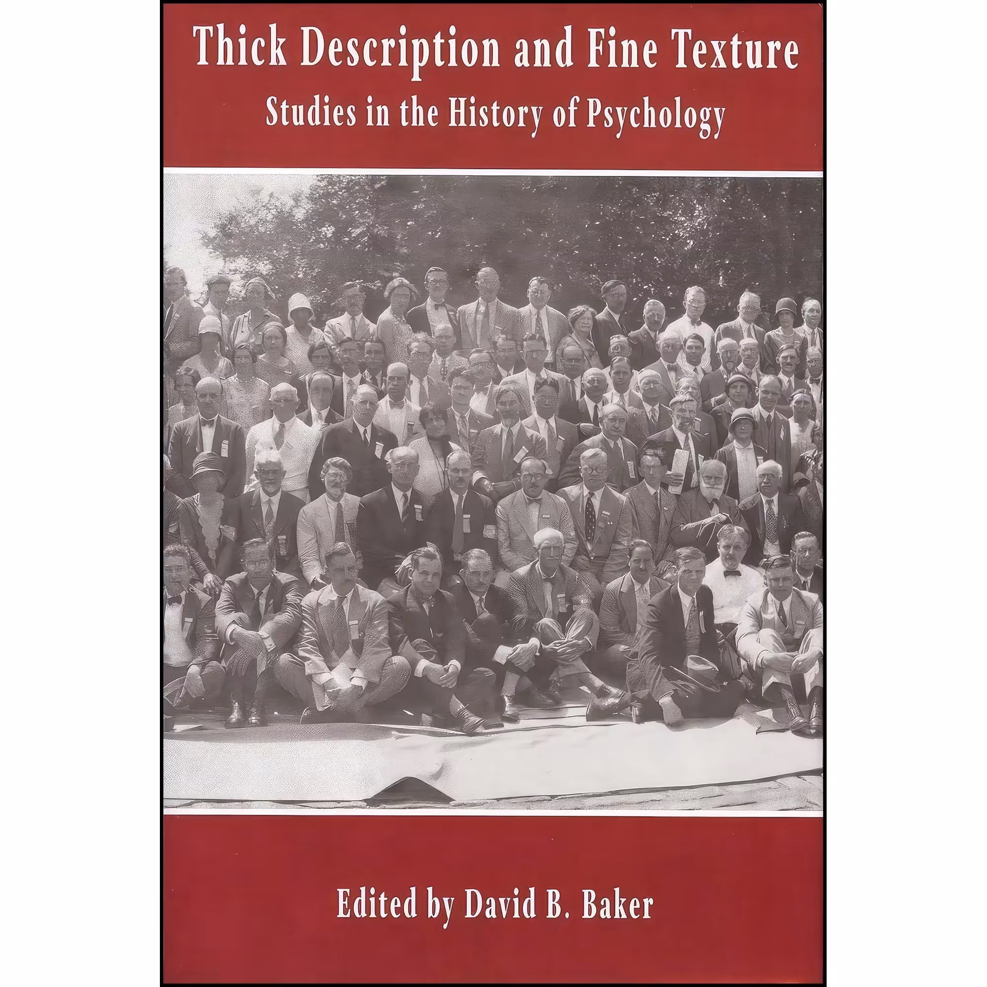 کتاب زبان اصلی Thick Description and Fine Texture اثر David Baker