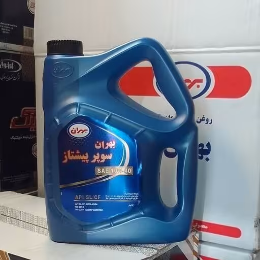 روغن موتور بهران سوپر پیشتاز 10W40 sl پلاستیکی 4لیتری