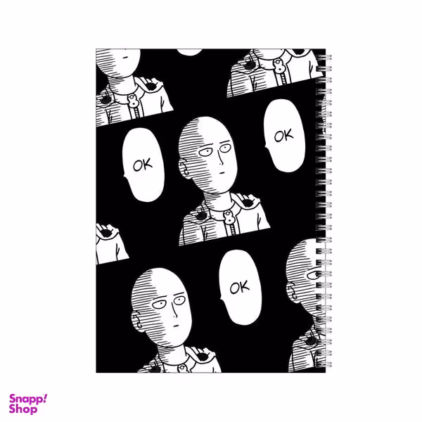 دفتر مشق 80 برگ بامبیلیپ طرح انیمه مرد تک مشتی کد 7790705