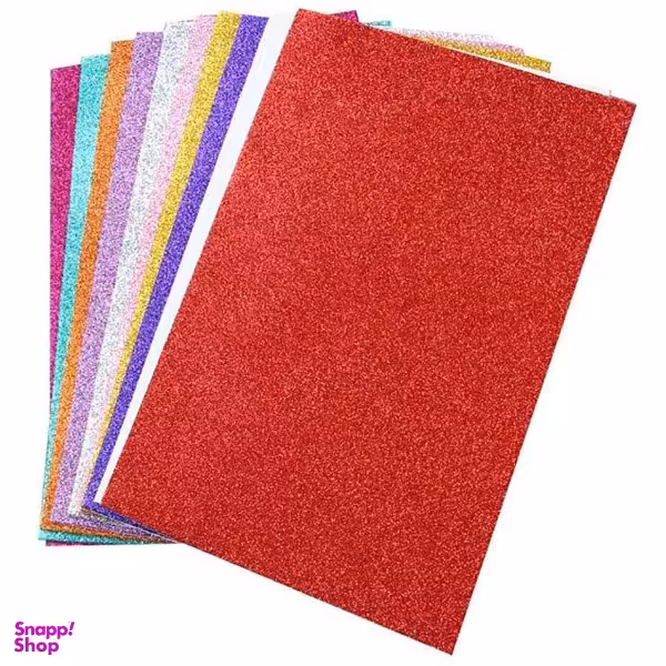 فوم اکلیلی پشت چسبدار سایز A4 بسته 10 عددی