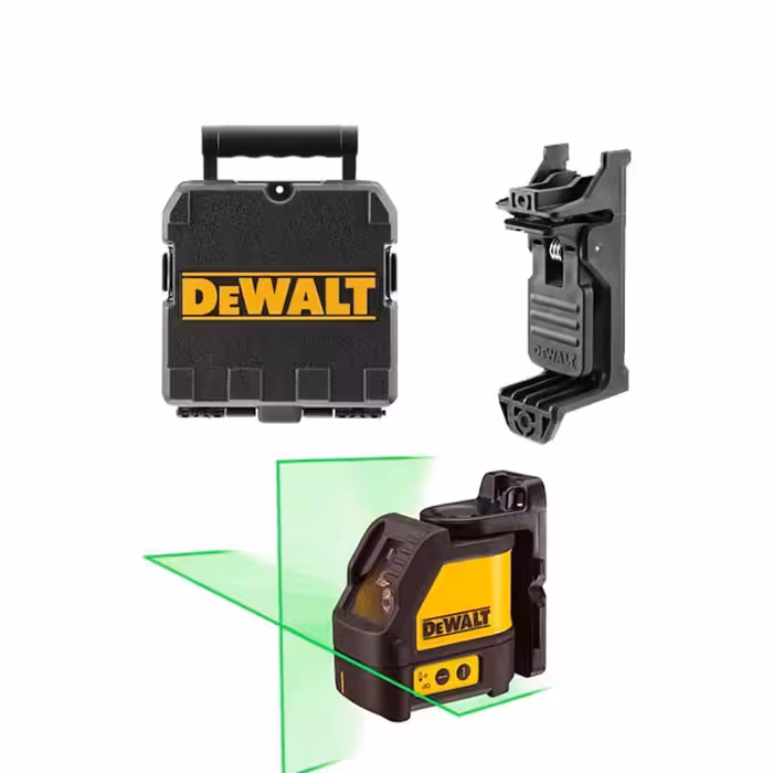 تراز لیزری  دیوالت 180 درجه دو خط نور  سبز ، تیپ 2