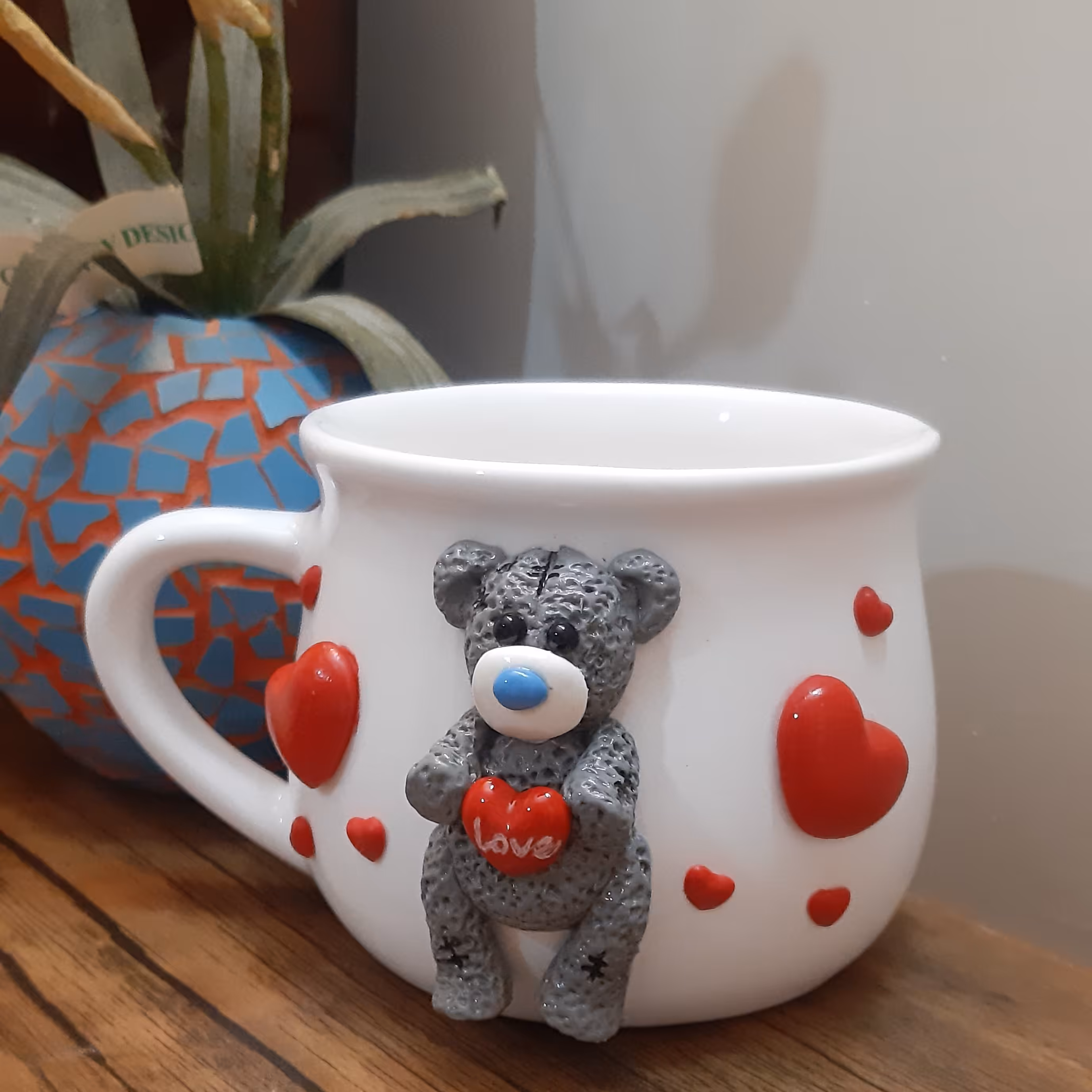 ماگ فنجونی طرح خرس طوسی