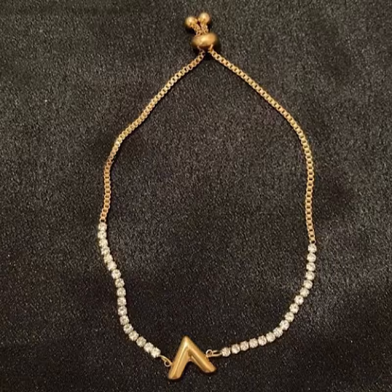 دستبند استیل مدل نگین دار