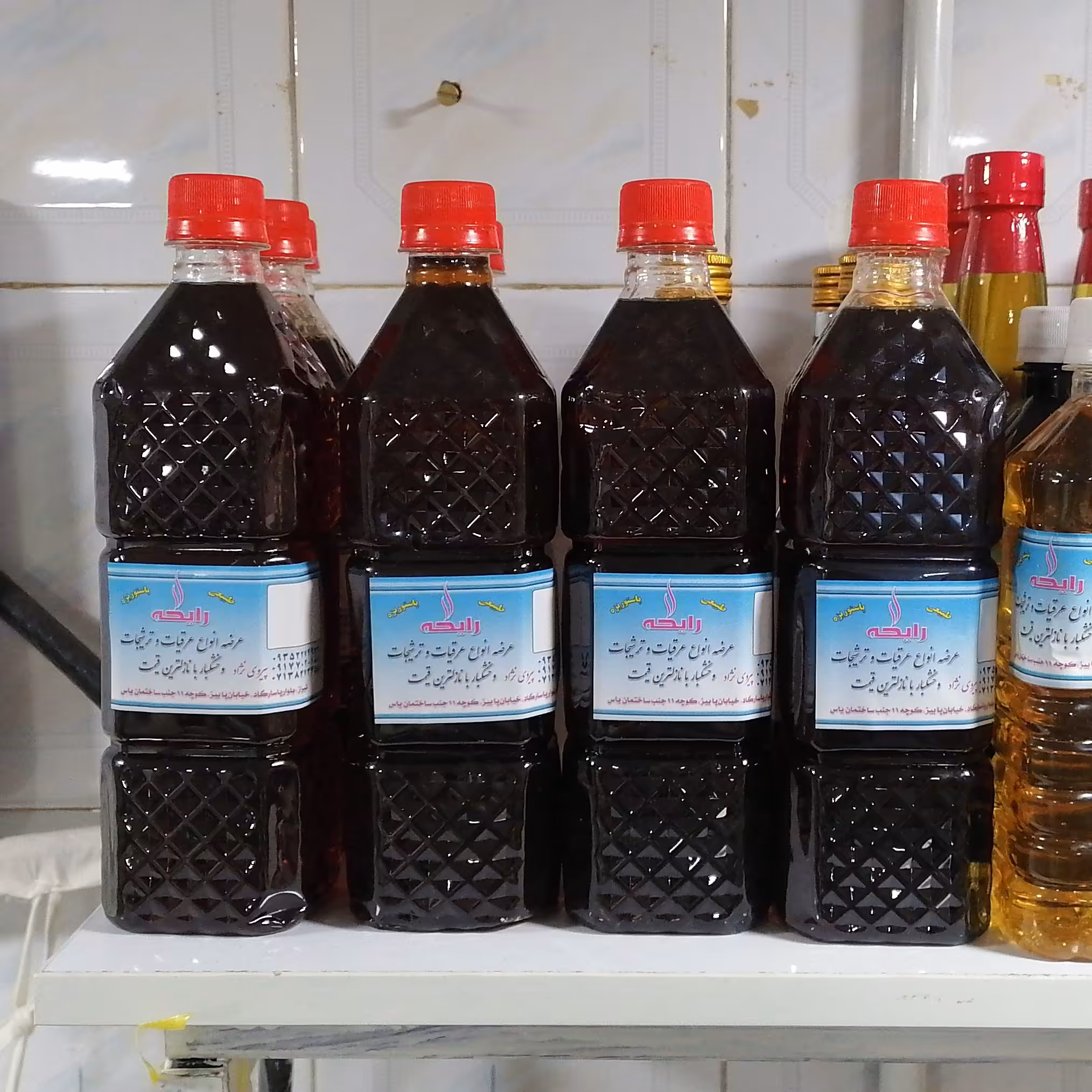 شربت به لیمو خانگی 1000 گرمی کاملا غلیظ و به صرفه 