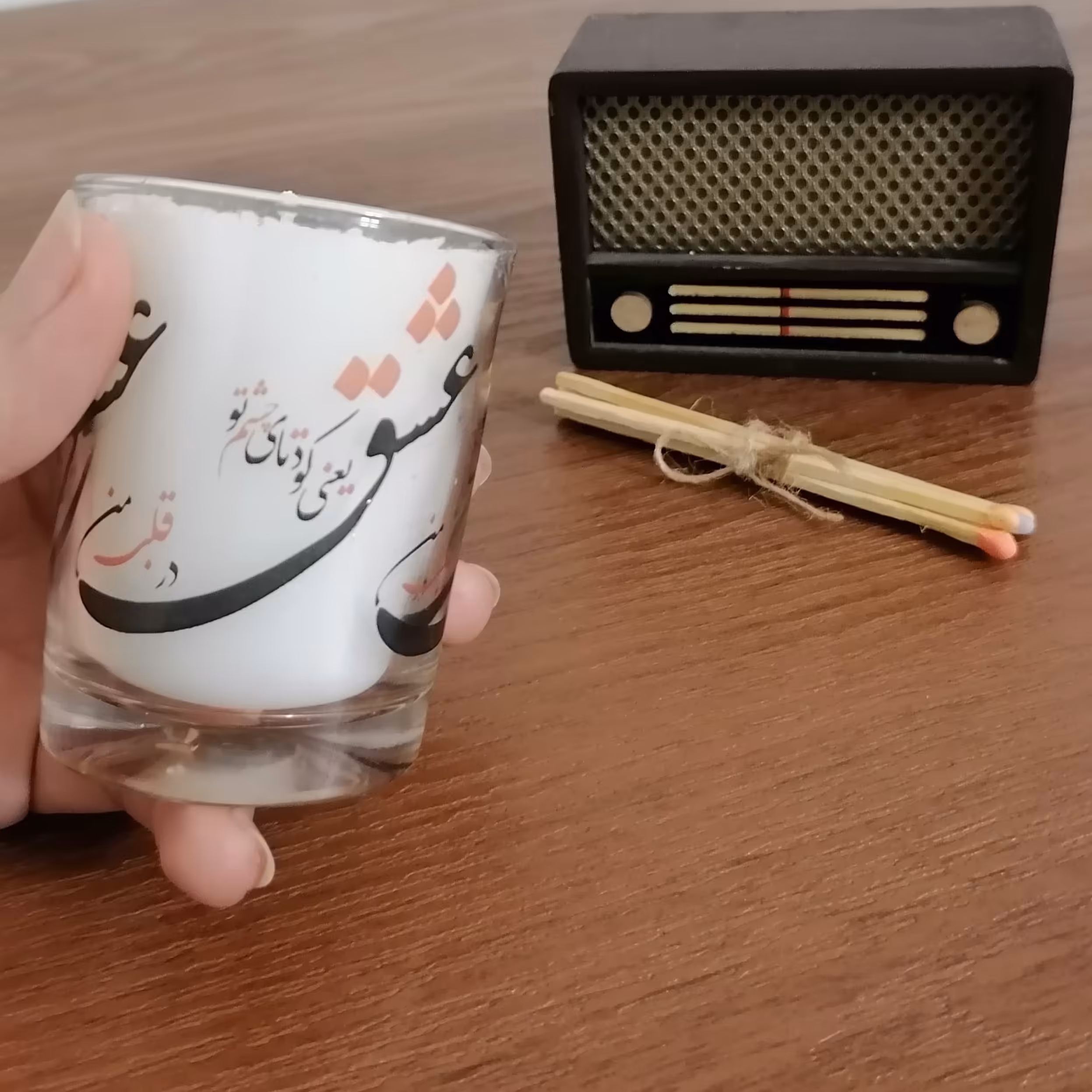 شات های معطر شیشه ای با طرح های خاص و متنوع و دلخواه شما