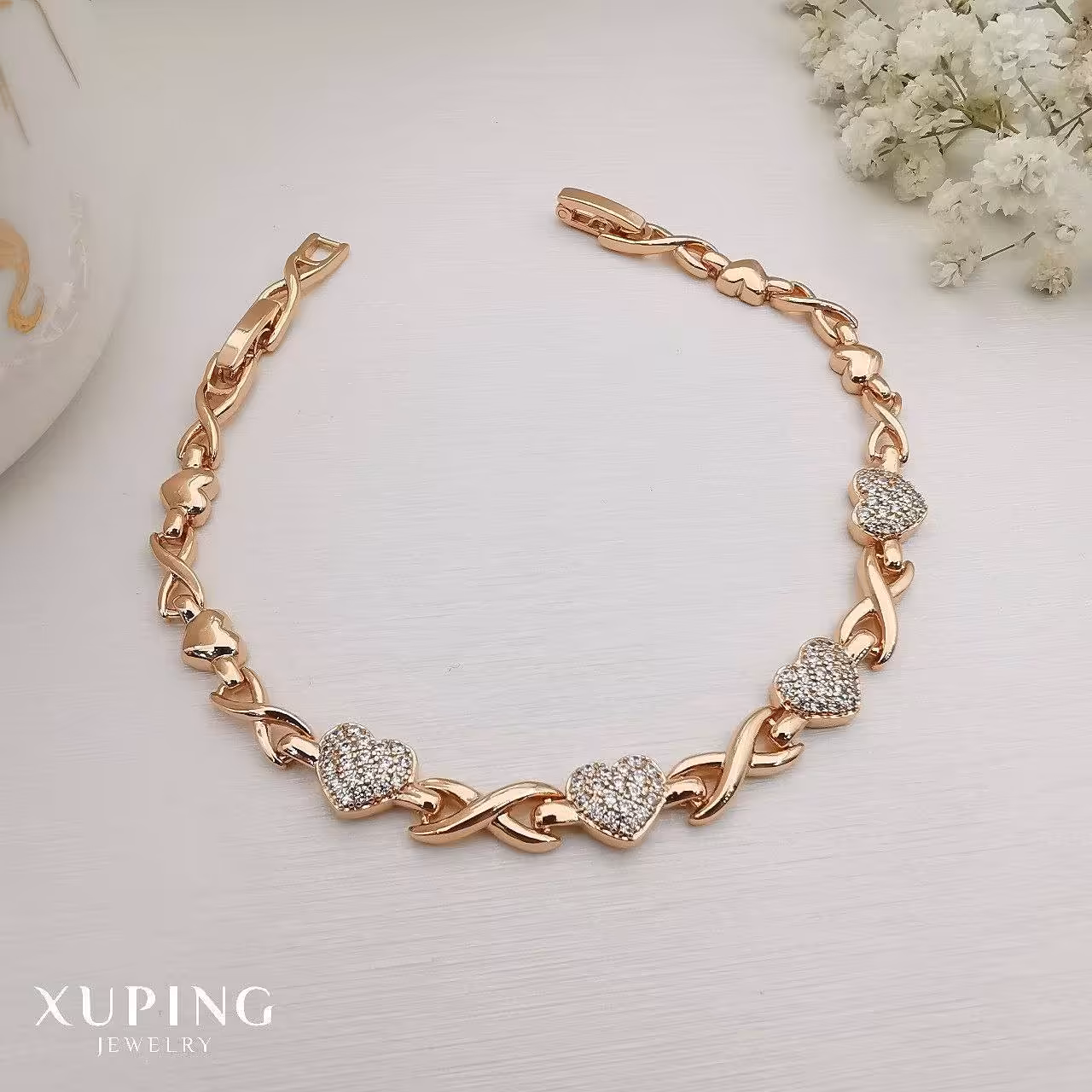 دستبند نگین دار ژوپینگ کد 03