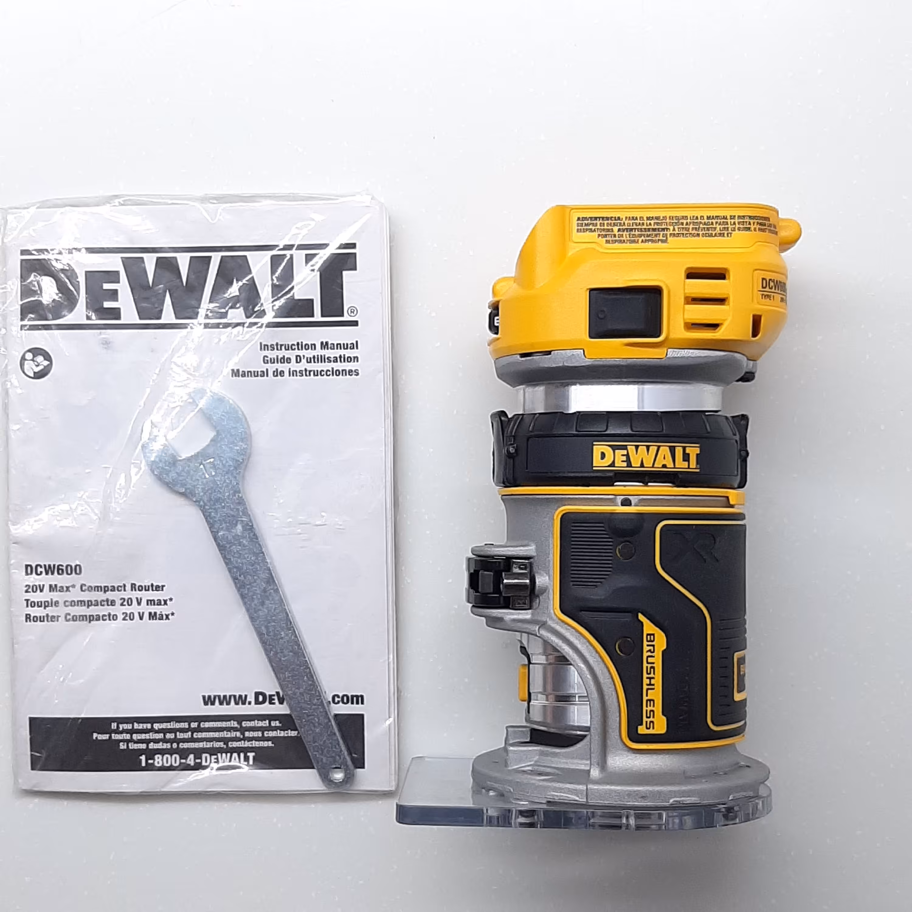 اورفرز شارژی دیوالت مدل dcw600 تنه خالی