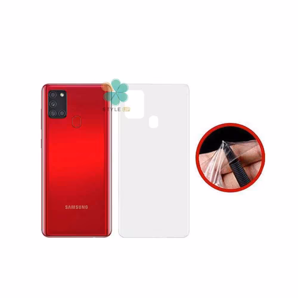 برچسب محافظ پشت گوشی سامسونگ Samsung Galaxy A21s مدل مات