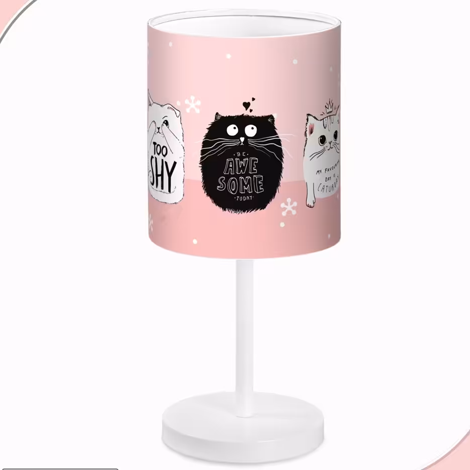 آباژور کودک طرح گربه پرشین کد 8930