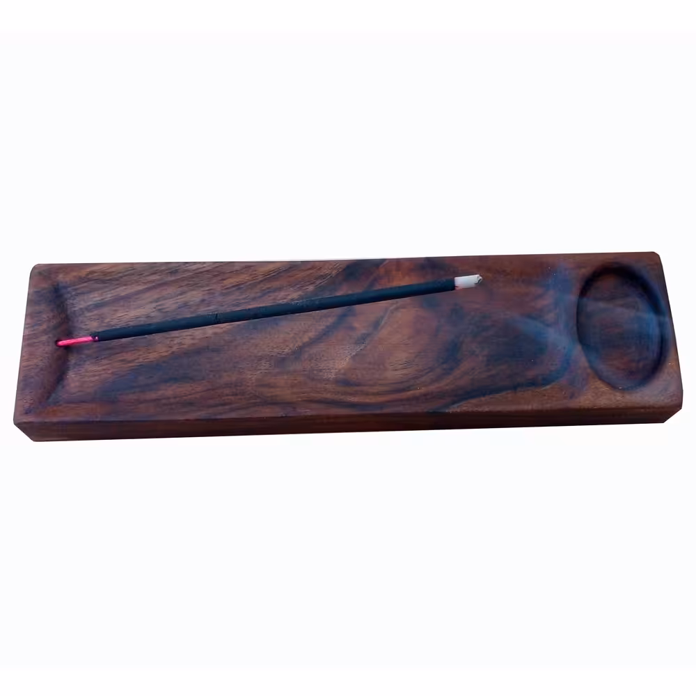 جاعودی وجاشمعی از جنس چوب گردو سایز 25 در 5 سانتیمتر