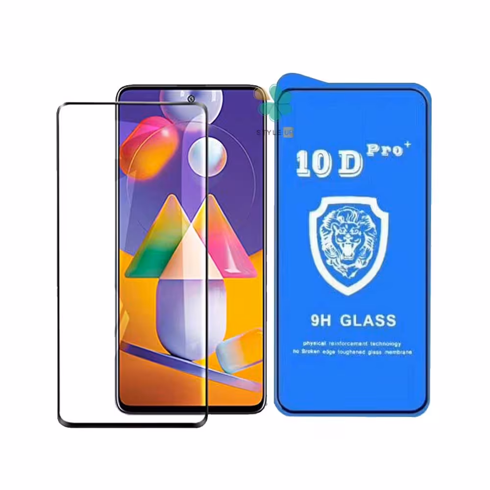 گلس تمام صفحه گوشی سامسونگ Galaxy M31s مدل 10D Pro