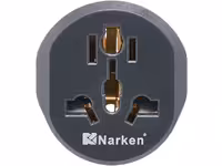 تبدیل 3 به 2 نارکن Narken NK-605K2 16A 250V 3 To 2 Adapter