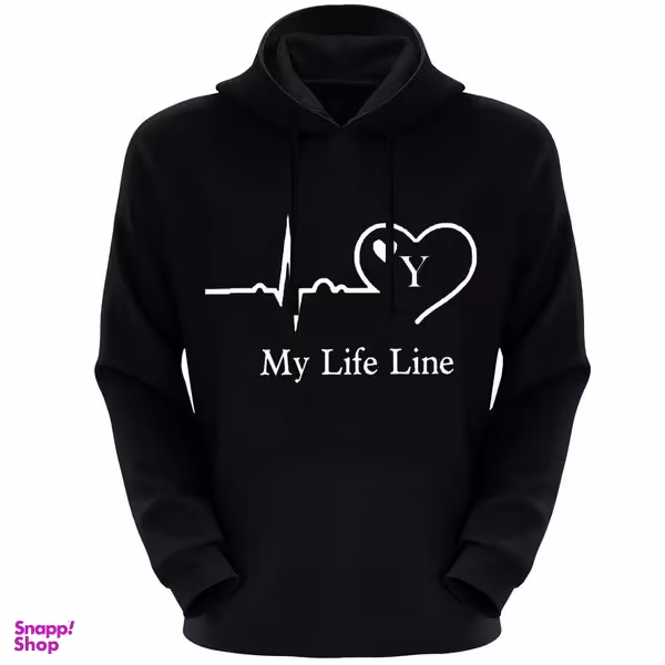 هودی زنانه مدل F392 Y رنگ مشکی