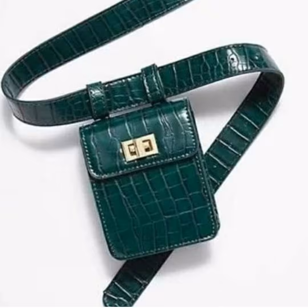 کیف کمری چرم دست دوز