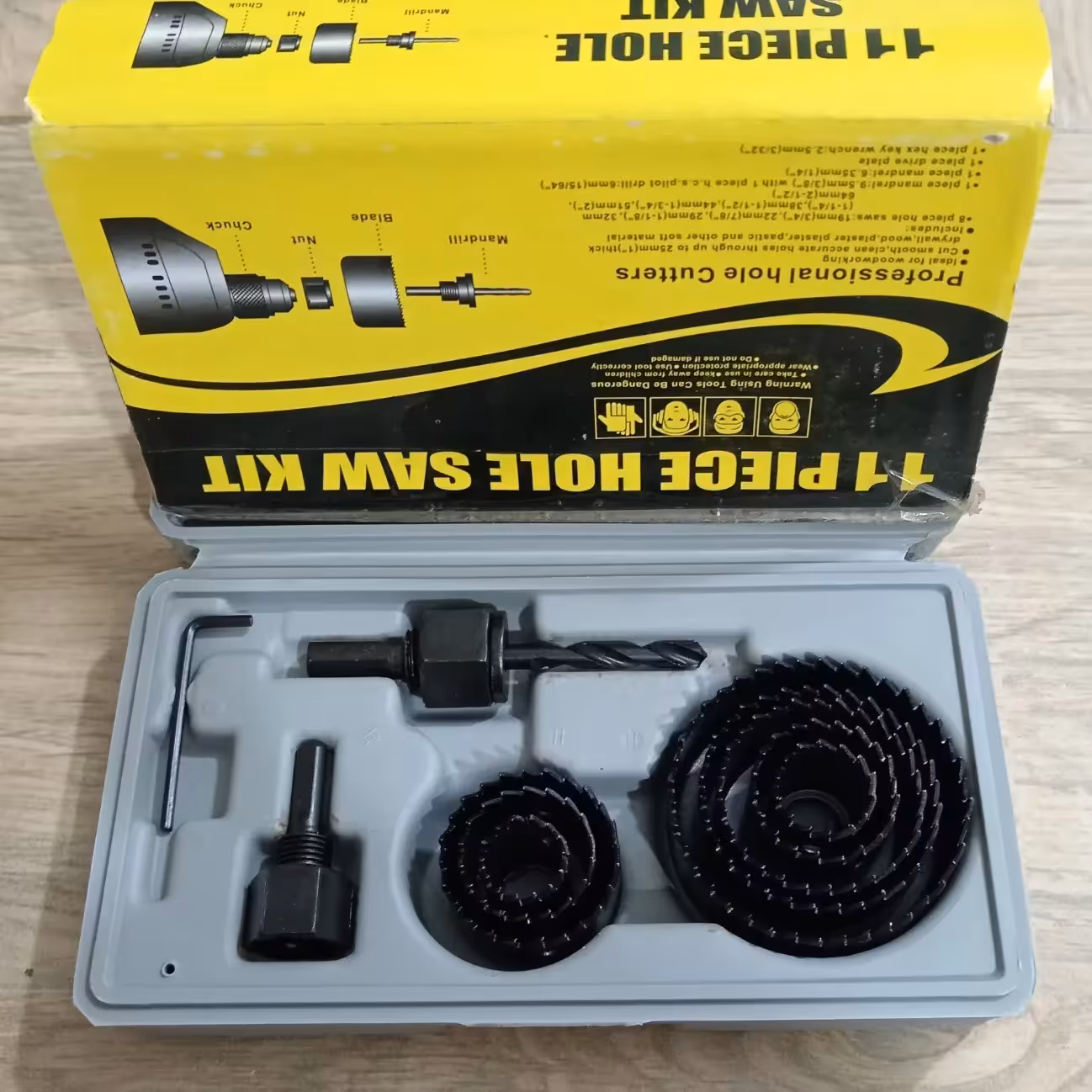 گرد بر 11 پارچه دریلی 