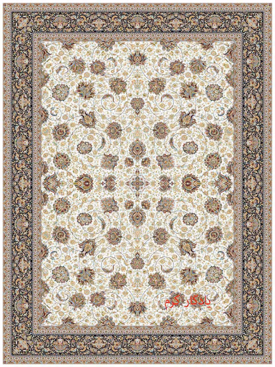 فرش 1050 شانه طرح یادگار