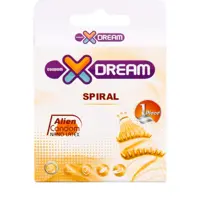 کاندوم فضایی چرخشی ایکس دریم مدل Spiral بسته 1 عددی