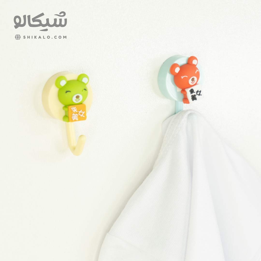 گیره آویز خرسی بسته 2عددی